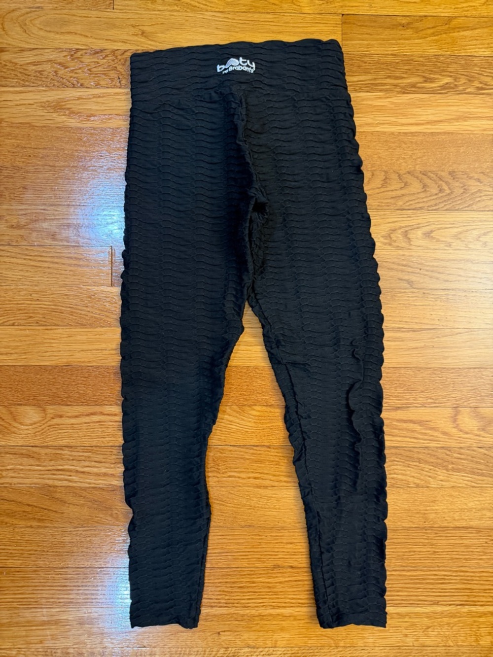 Booty by Brabants Croco Skin Seamless Leggings in Black - SZ: One Size Fits Most